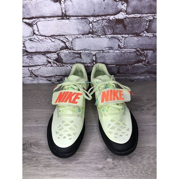 Nike Zoom Rotational 6 Barely Volt Hyper Green Mesh Orange Shoes Men 12M US/46EU - Picture 7 of 16